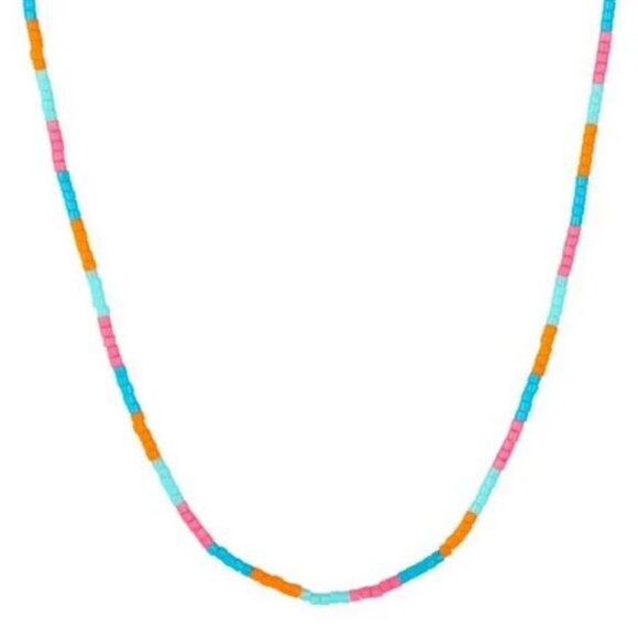 Gorjana Beaded Gigi Stripe Miami Necklace - Picture 5 of 6